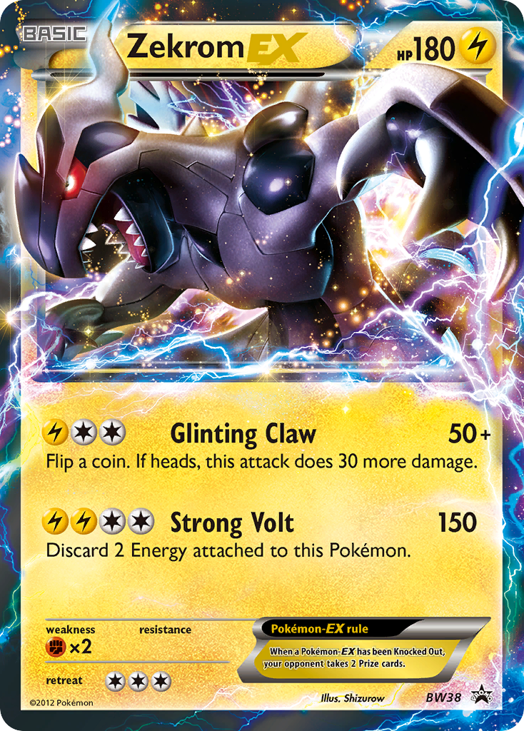 Zekrom EX (BW38) [Black & White: Black Star Promos] | Good Games Adelaide SA