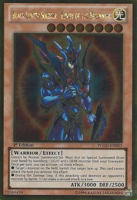 Black Luster Soldier - Envoy of the Beginning [PGLD-EN085] Gold Rare | Good Games Adelaide SA