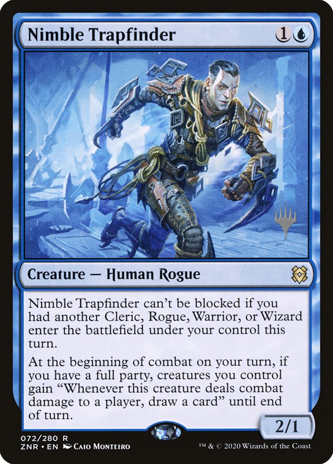 Nimble Trapfinder  (Promo Pack) [Zendikar Rising Promos] | Good Games Adelaide SA