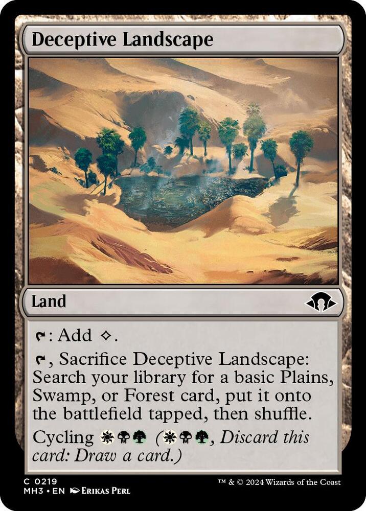 Deceptive Landscape 219 (Modern Horizons 3)  - Foil | Good Games Adelaide SA