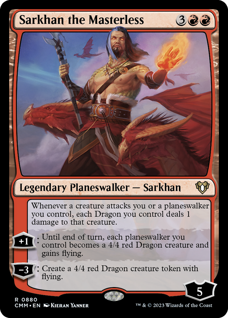 Sarkhan the Masterless [Commander Masters] | Good Games Adelaide SA