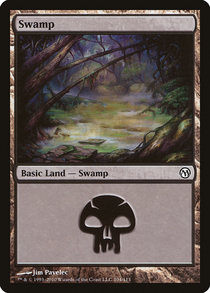 Swamp (104) [Duels of the Planeswalkers] | Good Games Adelaide SA