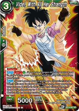 Videl, With All Her Strength (BT14-067) [Cross Spirits] | Good Games Adelaide SA
