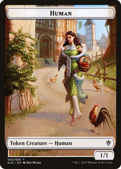 Vraska Emblem // Human Double-sided Token (Challenger 2020) [Unique and Miscellaneous Promos] | Good Games Adelaide SA
