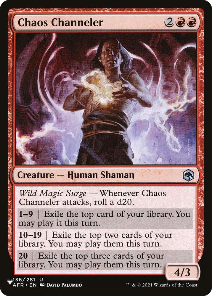 Chaos Channeler 136/281 (The List Reprints)  | Good Games Adelaide SA