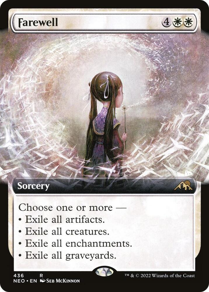 Farewell 436 (Kamigawa: Neon Dynasty)  - Extended Art Foil | Good Games Adelaide SA
