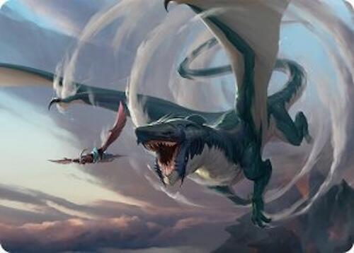 Whirlwing Stormbrood Art Card 27 54 27 (Art Series: Tarkir: Dragonstorm)  | Good Games Adelaide SA