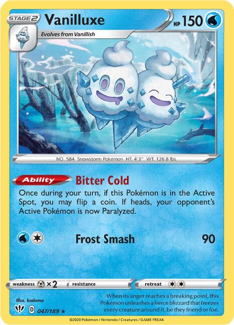 Vanilluxe 047/189 (SWSH03: Darkness Ablaze)  | Good Games Adelaide SA