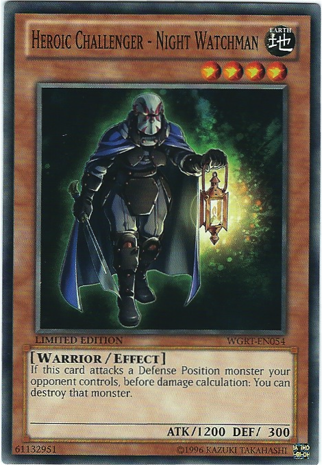 Heroic Challenger - Night Watchman [WGRT-EN054] Common | Good Games Adelaide SA