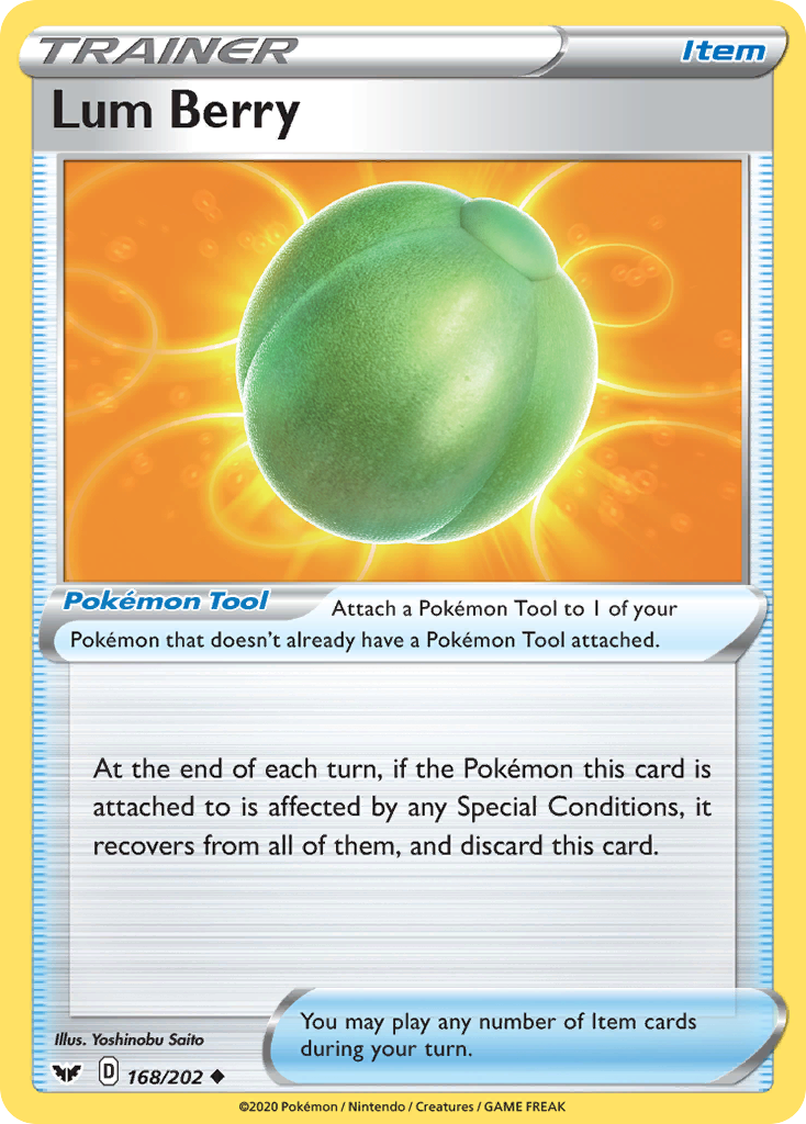Lum Berry (168/202) [Sword & Shield: Base Set] | Good Games Adelaide SA