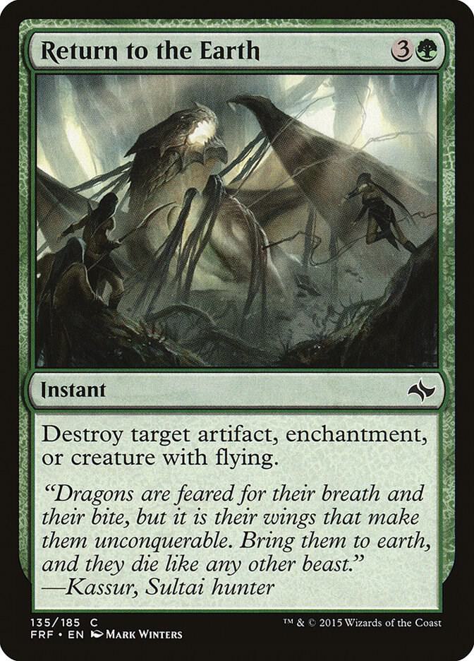 Return to the Earth 135/185 (Fate Reforged)  - Foil | Good Games Adelaide SA