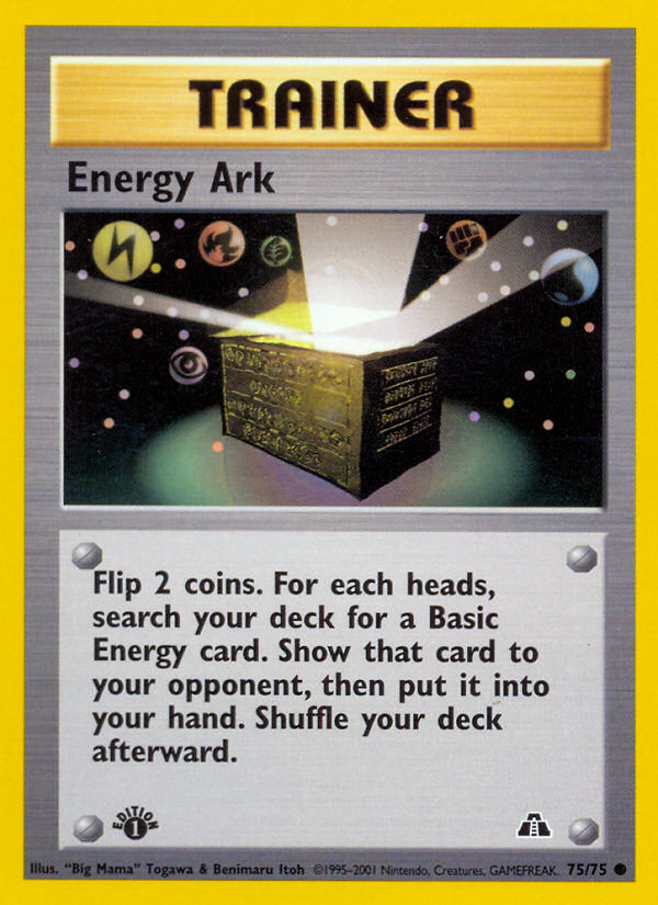 Energy Ark (75/75) [Neo Discovery 1st Edition] | Good Games Adelaide SA