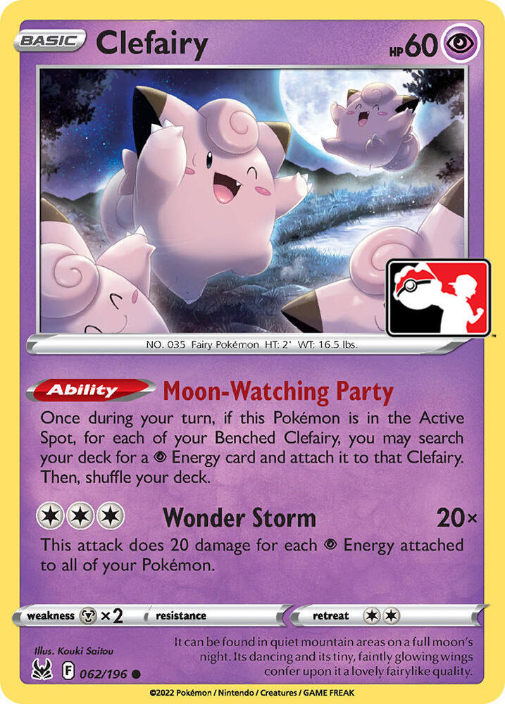 Clefairy Series 3 062/196 (Prize Pack Series Cards)  | Good Games Adelaide SA