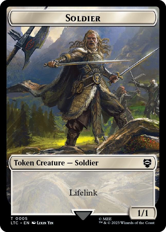 Soldier Food 0010 Double Sided Token 5 // 10 (Commander: The Lord of the Rings: Tales of Middle-earth)  | Good Games Adelaide SA