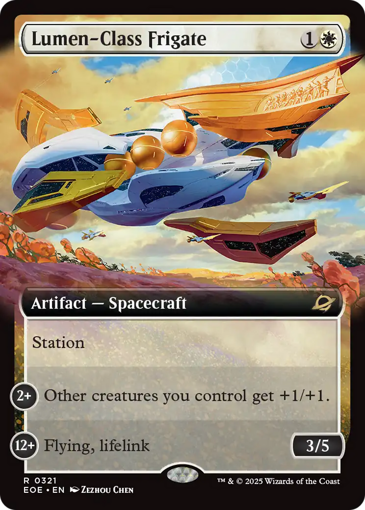 Lumen-Class Frigate (Extended Art) [Edge of Eternities] | Good Games Adelaide SA
