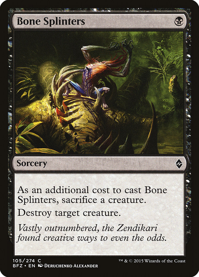 Bone Splinters [Battle for Zendikar] | Good Games Adelaide SA