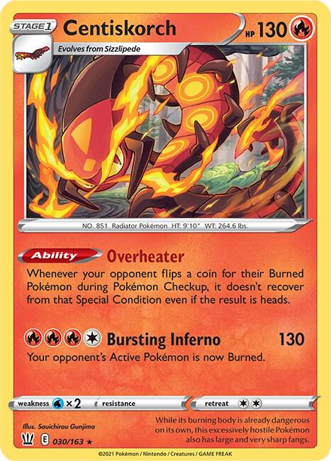 Centiskorch 030/163 (SWSH05: Battle Styles)  | Good Games Adelaide SA