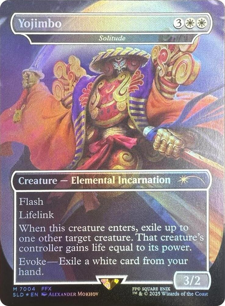 Yojimbo Solitude Rainbow Foil 7004 (Secret Lair Drop Series)  - Foil | Good Games Adelaide SA