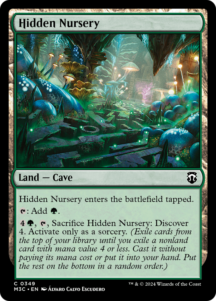 Hidden Nursery (Ripple Foil) [Modern Horizons 3 Commander] | Good Games Adelaide SA