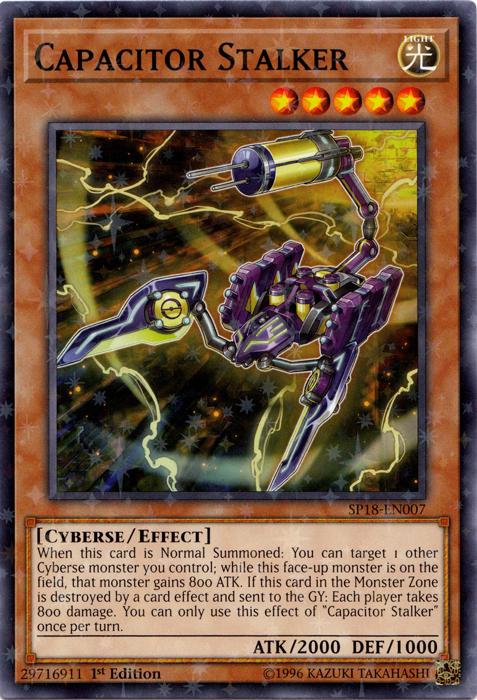Capacitor Stalker [SP18-EN007] Starfoil Rare | Good Games Adelaide SA