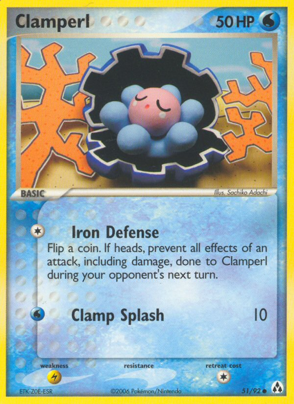 Clamperl (51/92) [EX: Legend Maker] | Good Games Adelaide SA