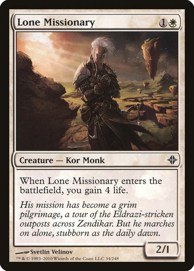 Lone Missionary 34 (Rise of the Eldrazi)  - Foil | Good Games Adelaide SA