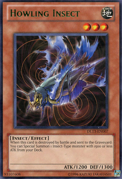 Howling Insect (Green) [DL13-EN007] Rare | Good Games Adelaide SA