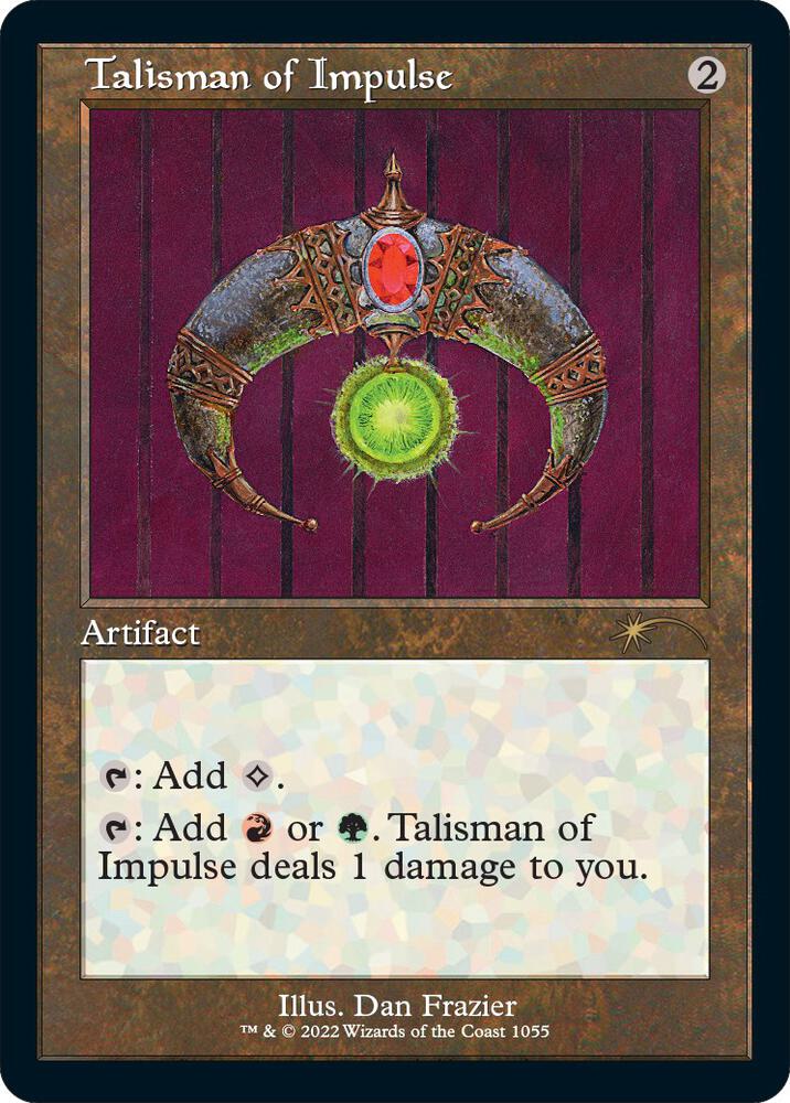 Talisman of Impulse Retro Frame 1055 (Secret Lair Drop Series)  | Good Games Adelaide SA