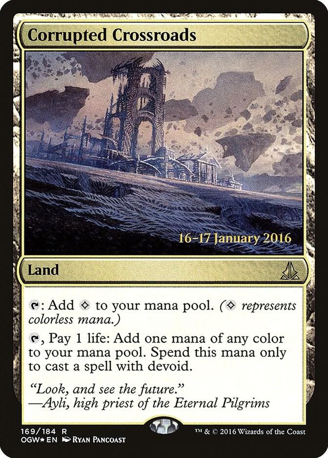 Corrupted Crossroads 169 (Prerelease Cards)  - Foil | Good Games Adelaide SA