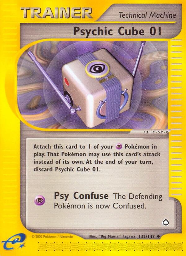 Psychic Cube 01 132/147 (Aquapolis)  | Good Games Adelaide SA