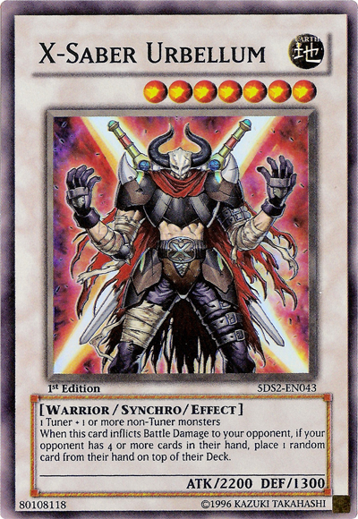 X-Saber Urbellum [5DS2-EN043] Super Rare | Good Games Adelaide SA