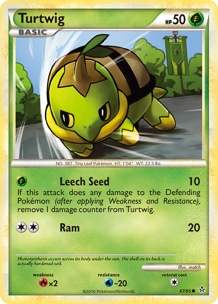 Turtwig (67/95) [HeartGold & SoulSilver: Unleashed] | Good Games Adelaide SA