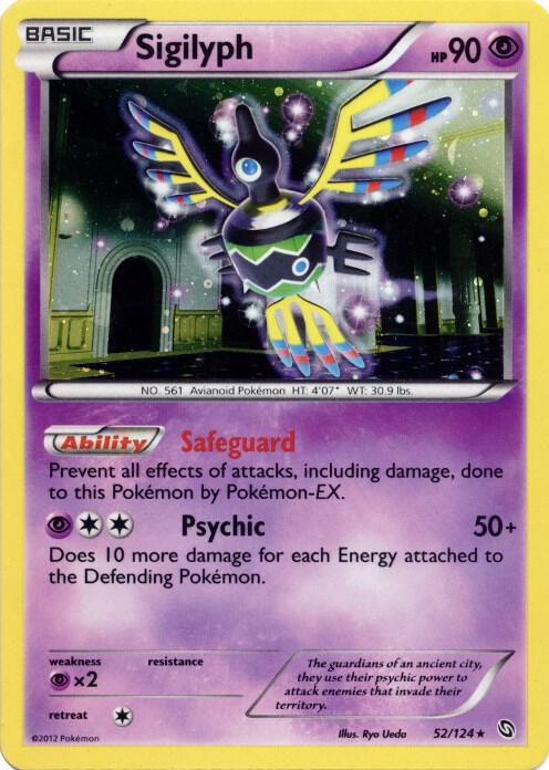 Sigilyph 52 124 Cosmos Holo 052/124 (Blister Exclusives)  - Holofoil | Good Games Adelaide SA