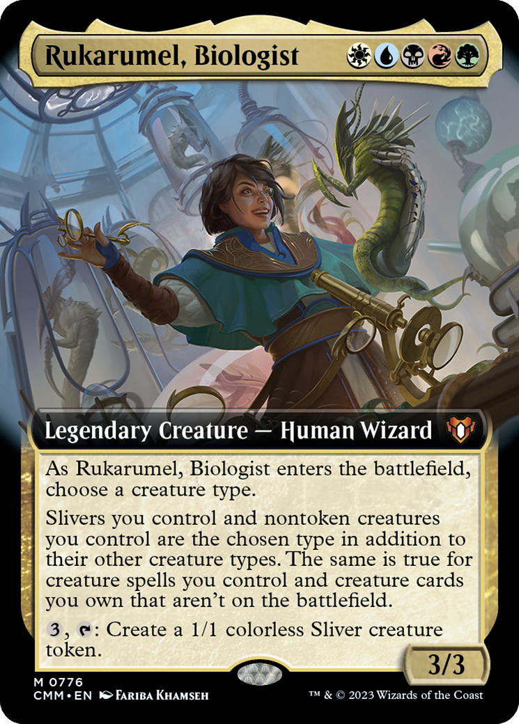 Rukarumel, Biologist (Extended Art) [Commander Masters] | Good Games Adelaide SA