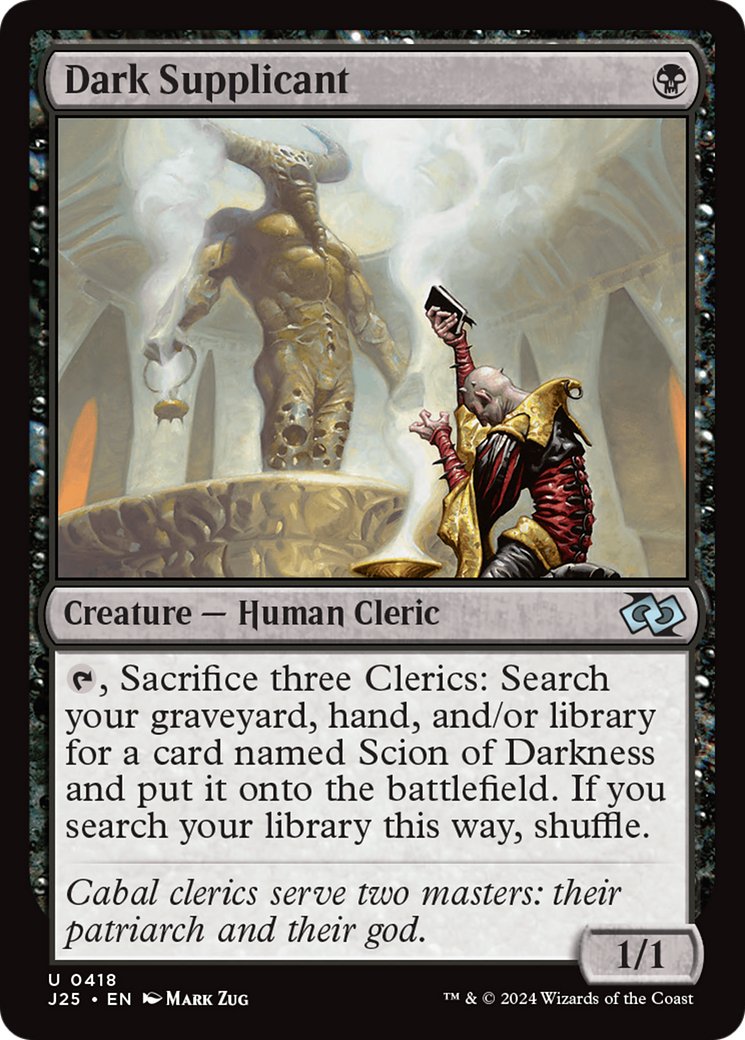 Dark Supplicant [Foundations Jumpstart] | Good Games Adelaide SA