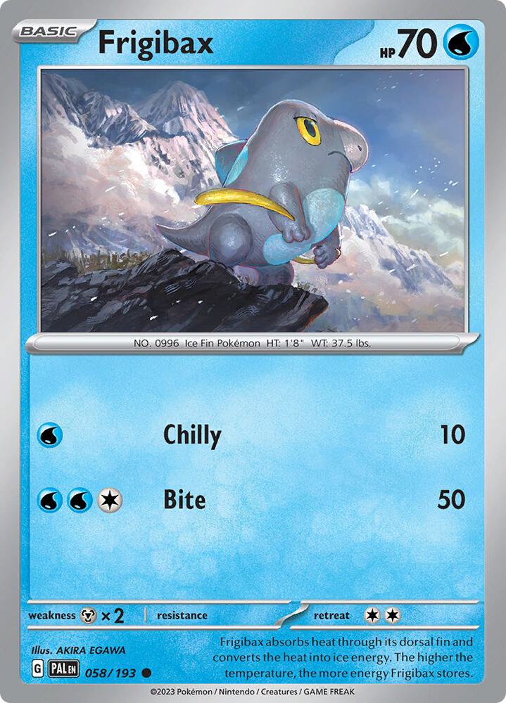 Frigibax 058/193 (SV02: Paldea Evolved)  | Good Games Adelaide SA