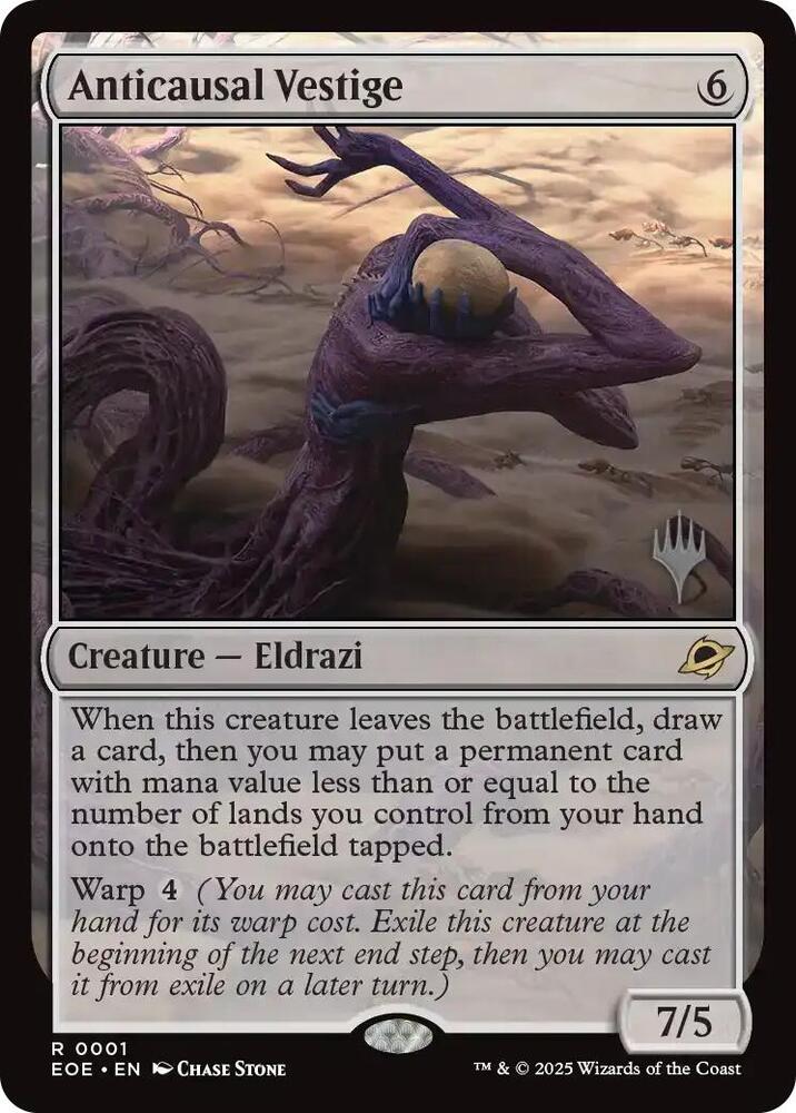 Anticausal Vestige 1 (Promo Pack: Edge of Eternities)  - Foil | Good Games Adelaide SA