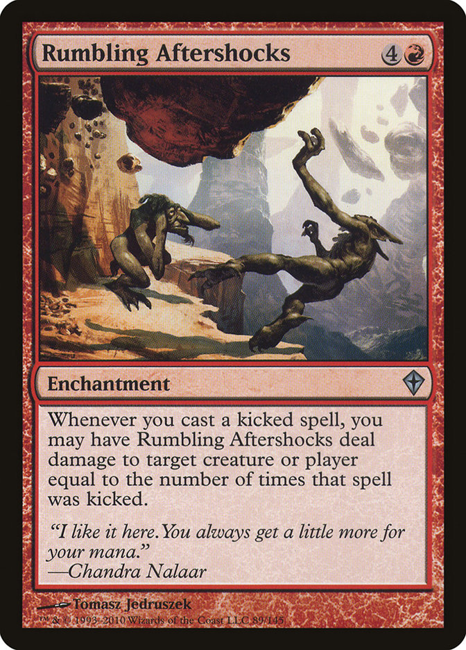 Rumbling Aftershocks 89 (Worldwake)  - Foil | Good Games Adelaide SA