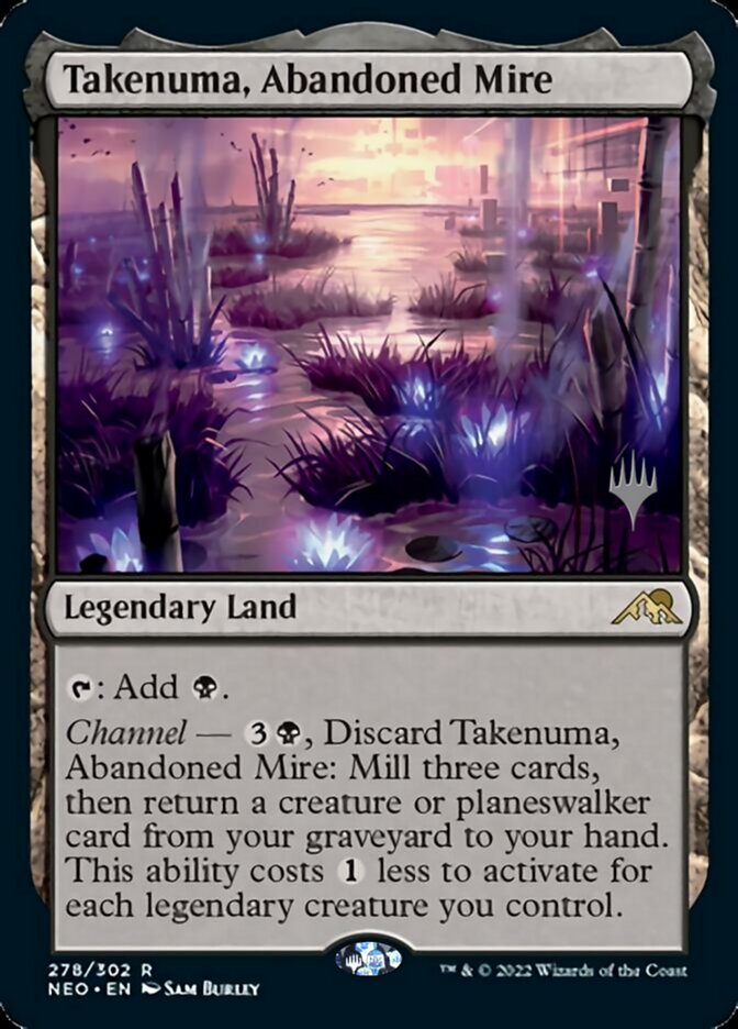 Takenuma, Abandoned Mire (Promo Pack) [Kamigawa: Neon Dynasty Promos] | Good Games Adelaide SA