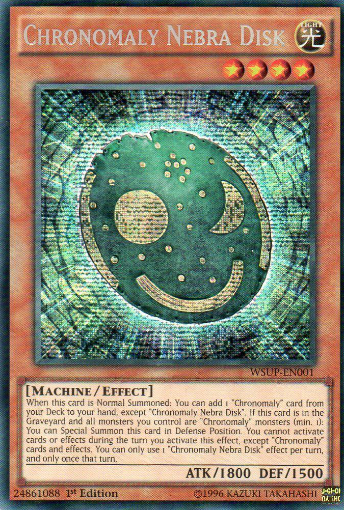 Chronomaly Nebra Disk [WSUP-EN001] Secret Rare | Good Games Adelaide SA