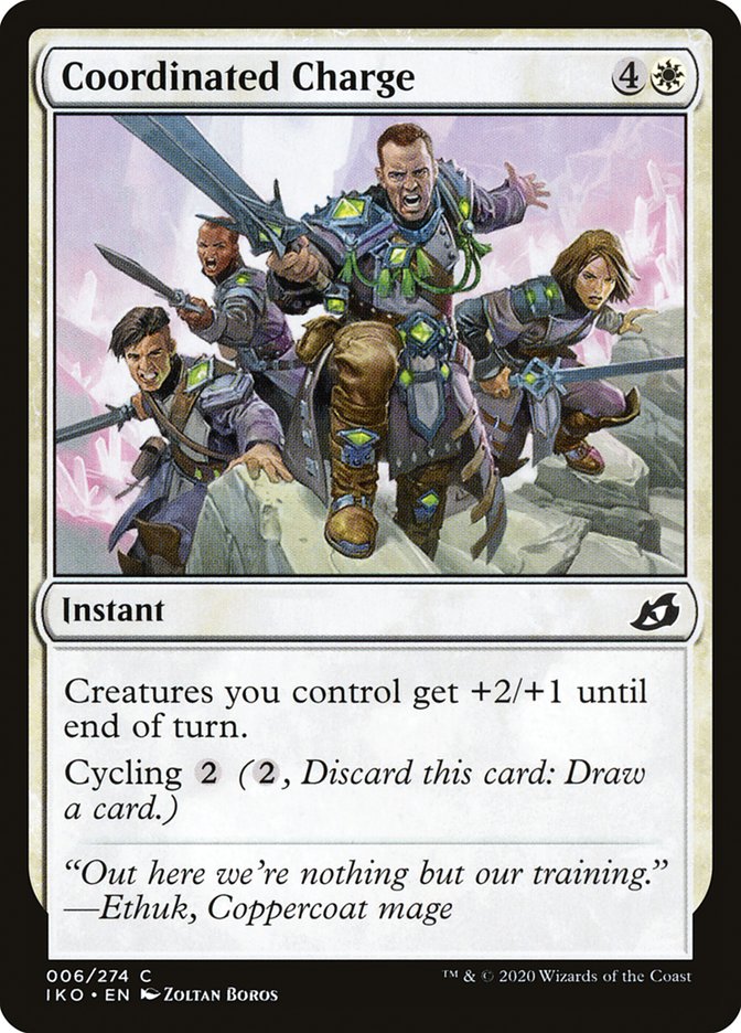 Coordinated Charge 6 (Ikoria: Lair of Behemoths)  - Foil | Good Games Adelaide SA