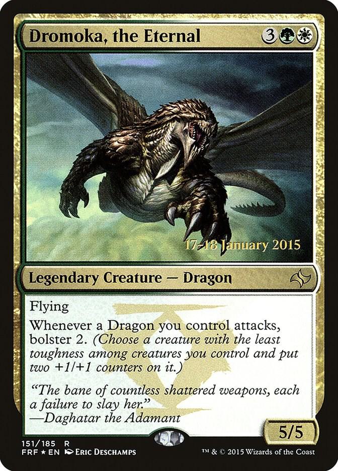Dromoka the Eternal 151 (Prerelease Cards)  - Foil | Good Games Adelaide SA
