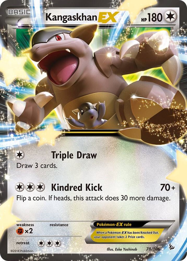Kangaskhan EX 78/106 (XY - Flashfire)  - Holofoil | Good Games Adelaide SA