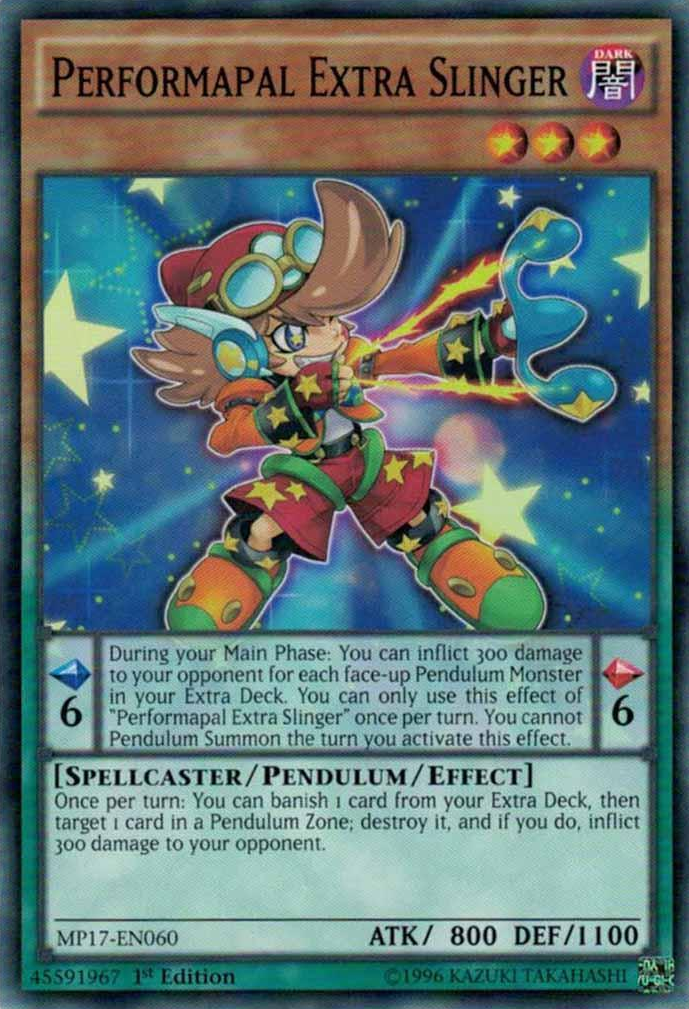 Performapal Extra Slinger [MP17-EN060] Common | Good Games Adelaide SA