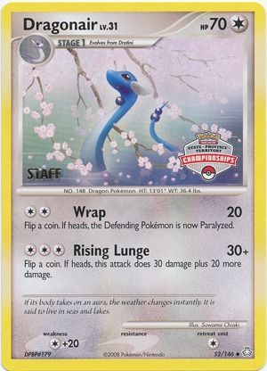 Dragonair (52/146) (State Province Territory Championship Staff) [Diamond & Pearl: Legends Awakened] | Good Games Adelaide SA