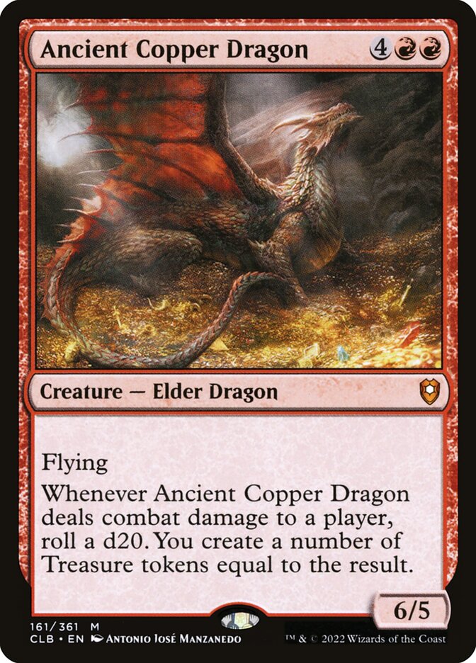 Ancient Copper Dragon 161 (Commander Legends: Battle for Baldur's Gate)  - Foil | Good Games Adelaide SA