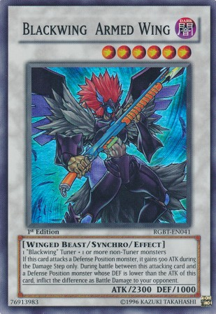 Blackwing Armed Wing [RGBT-EN041] Super Rare | Good Games Adelaide SA