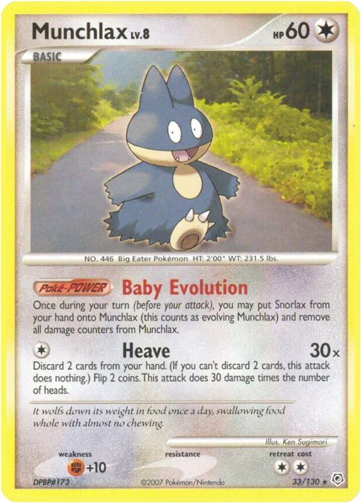 Munchlax 33/130 (Diamond and Pearl)  | Good Games Adelaide SA