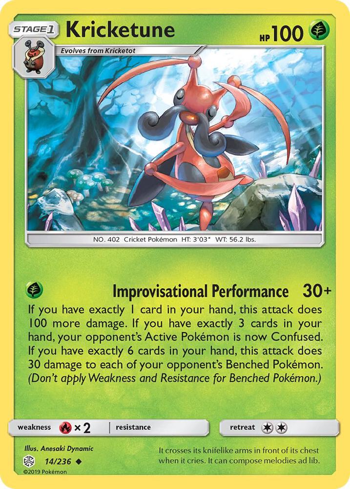 Kricketune 14/236 (SM - Cosmic Eclipse)  | Good Games Adelaide SA