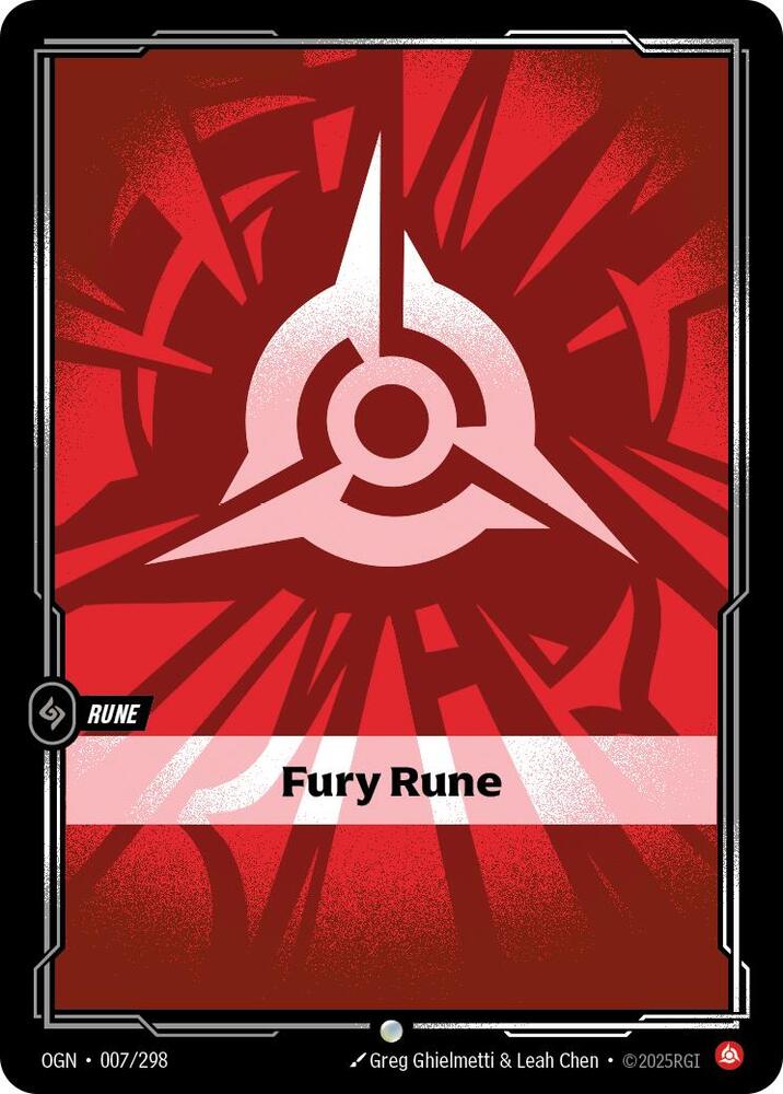 Fury Rune 007/298 (Origins)  | Good Games Adelaide SA